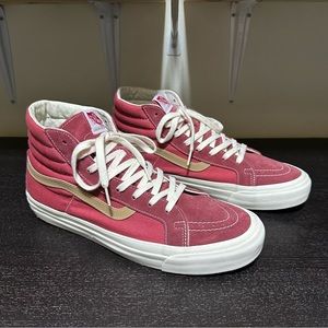 Vans vault og sk8-hi lx sun dried tomato mineral red